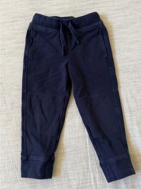 Primary Navy Kids Drawstring Jogger Pants